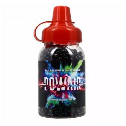 Biberon 1500 billes d'acier Powair Black, calibre 4.5 mm BB