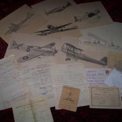 Lot de divers papiers et documents militaire...........