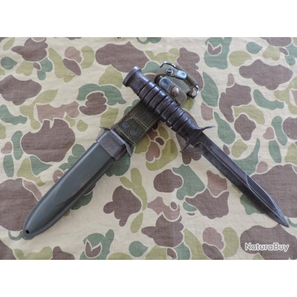 Poignard USM3 Utica avec marquage sur garde, US WW2.