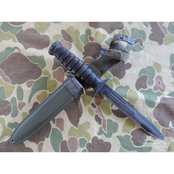 Poignard USM3 Camillus avec marquage sur lame, US WW2.