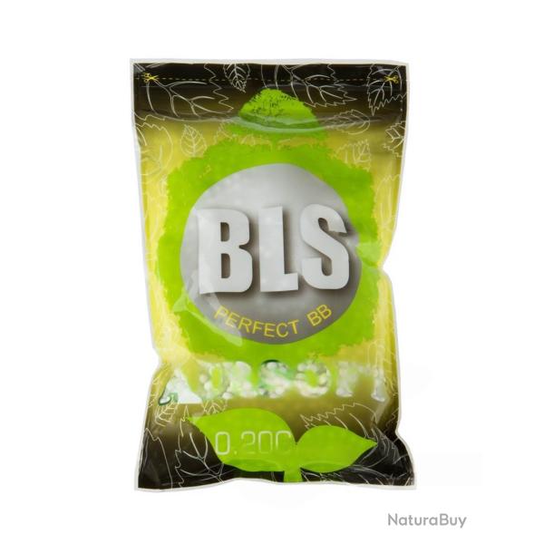 Billes 6mm Airsoft BIO Blanches 0.32g BLS Sachet 1KG - BIO - 0.32g BLS