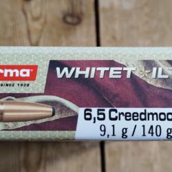6.5 Creedmoor Norma whitetail 140gr bte 20