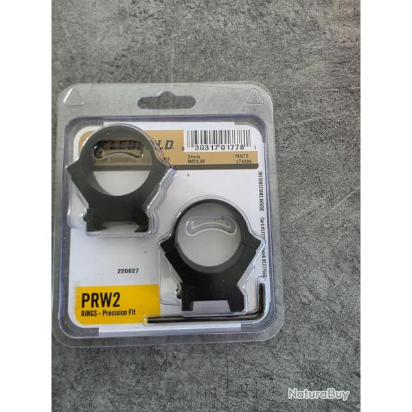 Montage collier leupold PRW2 diam�tre 34