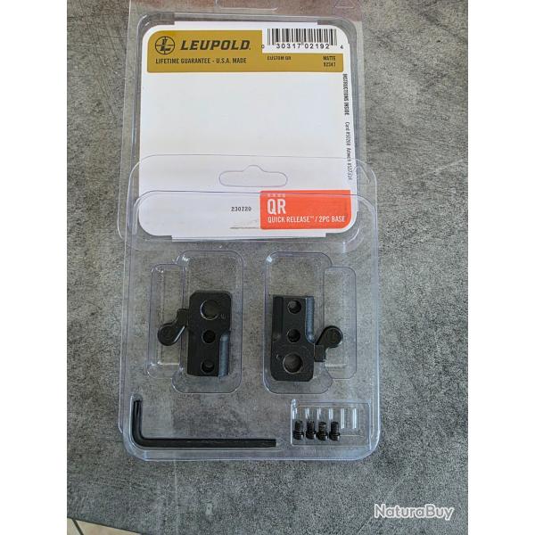 Embase montage amovible leupold QR pour browning maral/ maral 4x BAR