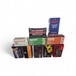 Cartouches cal. 22 LR x 500 "Pack test Entrainement"