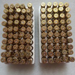 100 douilles en 222R S&B tir&eacute;es 1x