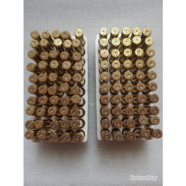 100 douilles en 222R S&B tir�es 1x