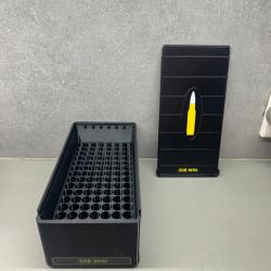 Grande Bo&icirc;te de rangement .308 Win - Fait main - Noir