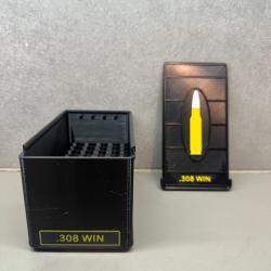Bo&icirc;te de rangement .308 WIN - Fait main - Noir
