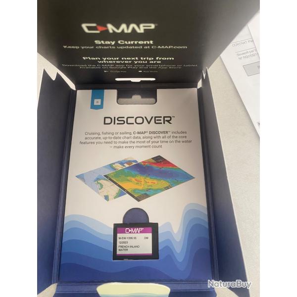Cartographie C-Map Discover M-EW-Y206-MS eaux int�rieures France pour sondeur/GPS Lowrance