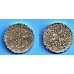 Finlande 1 Penni 1977 Europe Nord Piece Markka