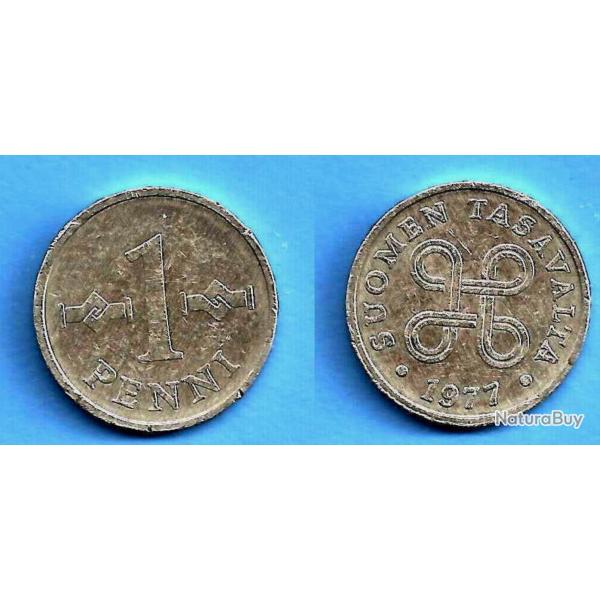 Finlande 1 Penni 1977 Europe Nord Piece Markka