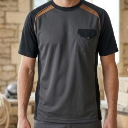 T shirt homme 3816GN TERRATREND Le haut fonctionnel en polyester ultra r&eacute;sistant