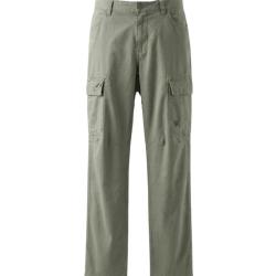 Pantalon Cargo en Toile Canvas 100% Coton Vert Tilleul 50