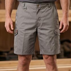 Bermuda de travail homme Worker SE7083 multi poches coloris marron gris terre