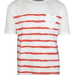 Tee shirt s&eacute;rigraphie poitrine A2109B