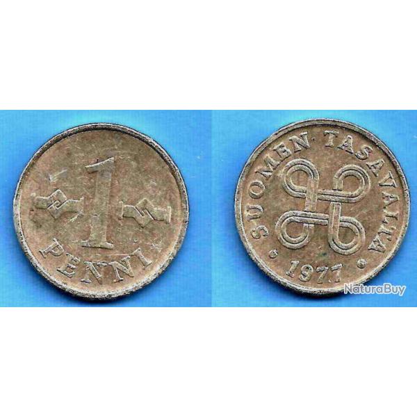 Finlande 1 Penni 1977 Piece Europe Nord Markka