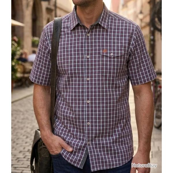 Chemise manches courtes 1 poche poitrine CH4007 43/44
