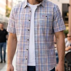 CHALLENGER CH4010 Chemise manches courtes : le style infroissable et dynamique 45/46
