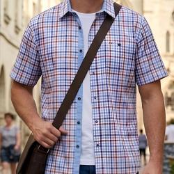 CHALLENGER CH4012 Chemise manches courtes : la coupe confort id&eacute;ale pour l'&eacute;t&eacute; 39/40