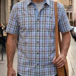 CHALLENGER CH4013 Chemise manches courtes : la coupe confort et infroissable pour l'&eacute;t&eacute; 43/44