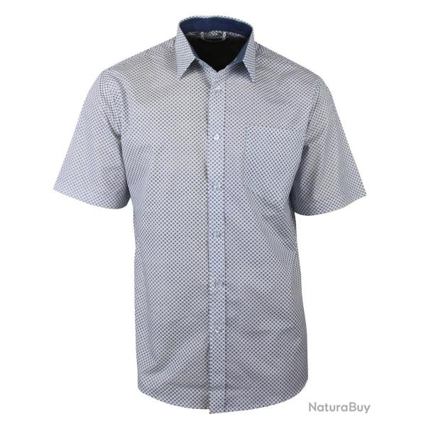 Chemise manches courtes � motifs CH4033 43/44