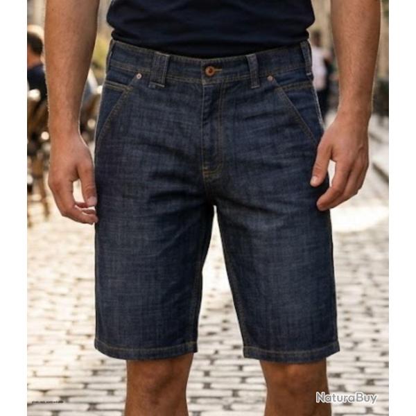 Bermuda en jean CHALLENGER IBIS1 le short denim extensible au confort absolu