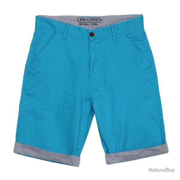 Bermuda uni avec revers IBIZA1