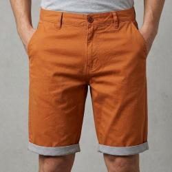 Bermuda uni avec revers CHALLENGER IBIZA2 le short 100 coton au style estival affirm&eacute;