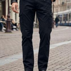 Pantalon Challenger PANT2001C cargo noir le confort stretch utilitaire