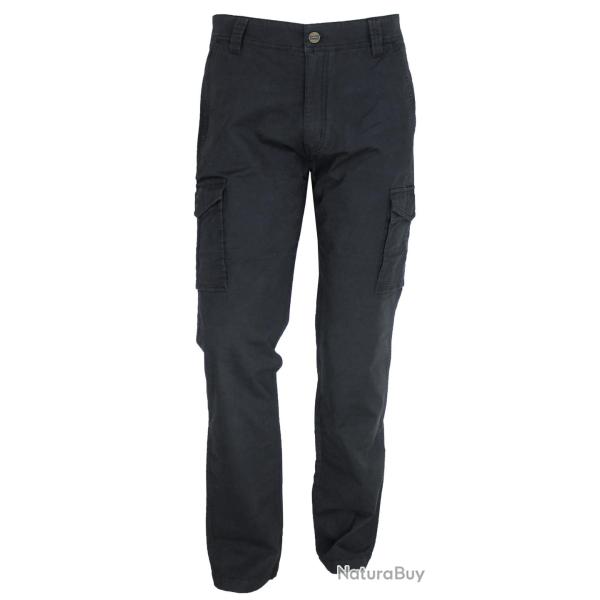 Pantalon Challenger PANT2001C cargo noir : le confort stretch utilitaire 46