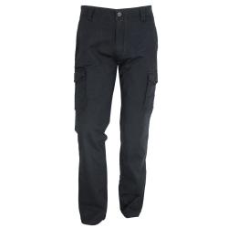 Pantalon Challenger PANT2001C cargo noir : le confort stretch utilitaire 48
