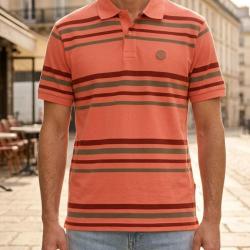 Polo WINCHESTER READY1 &agrave; rayures en coton le look marin chic au confort estival