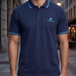Polo manches courtes homme WINCHESTER ROGAN3 en coton piqu&eacute; chic et confortable