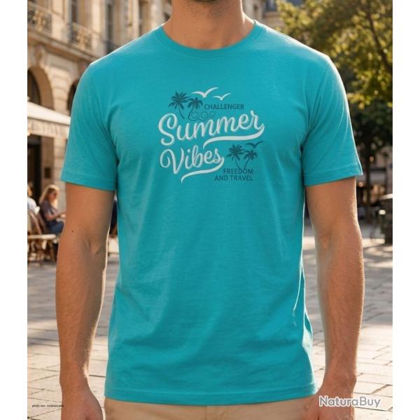 Tee shirt SAMPA1 Challenger Le haut � manches courtes en coton peign� 160g pour un confort sup�rieur