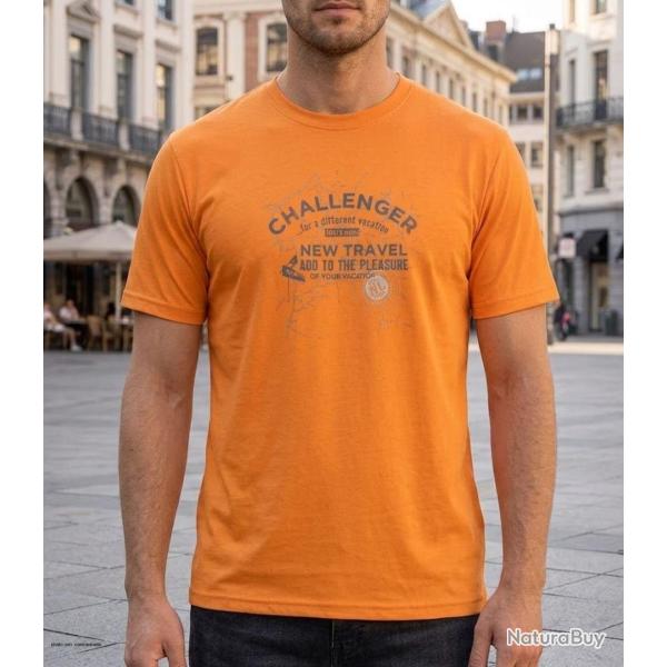CHALLENGER STEFANO Tee shirt manches courtes en coton jersey pour un confort dynamique au quotidien