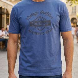 CHALLENGER TEE3003A Tee shirt imprim&eacute; manches courtes en pur coton jersey respirant