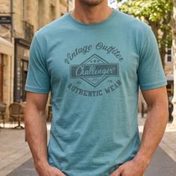 CHALLENGER TEE3003B Tee shirt imprim&eacute; manches courtes en coton jersey pour un confort absolu