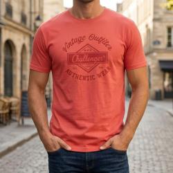 CHALLENGER TEE3003C Tee shirt imprim&eacute; manches courtes en coton jersey respirant