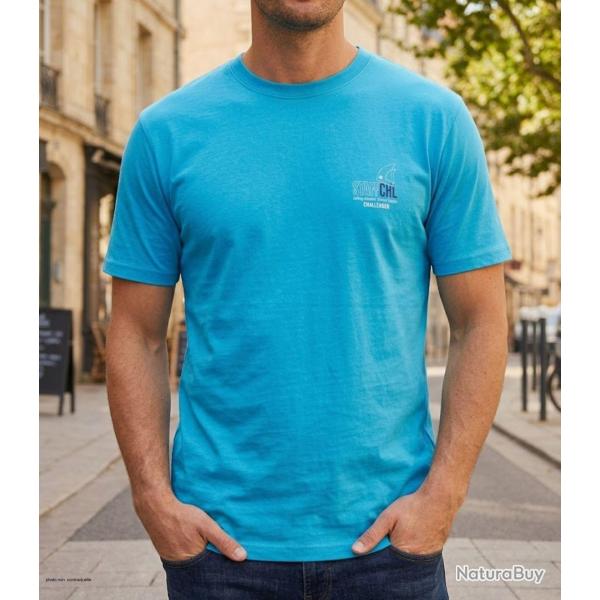 CHALLENGER TEE3007D Tee shirt imprim� manches courtes en pur coton jersey respirant