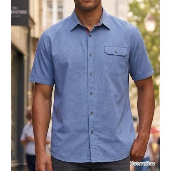 CHALLENGER TEODOR1 Chemise manches courtes pour homme au confort absolu en coton