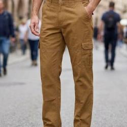 WINCHESTER WILD2C Pantalon camel le confort naturel du pur coton
