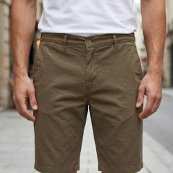 CHALLENGER BER4012 Bermuda uni en coton stretch pour un confort estival optimal 40