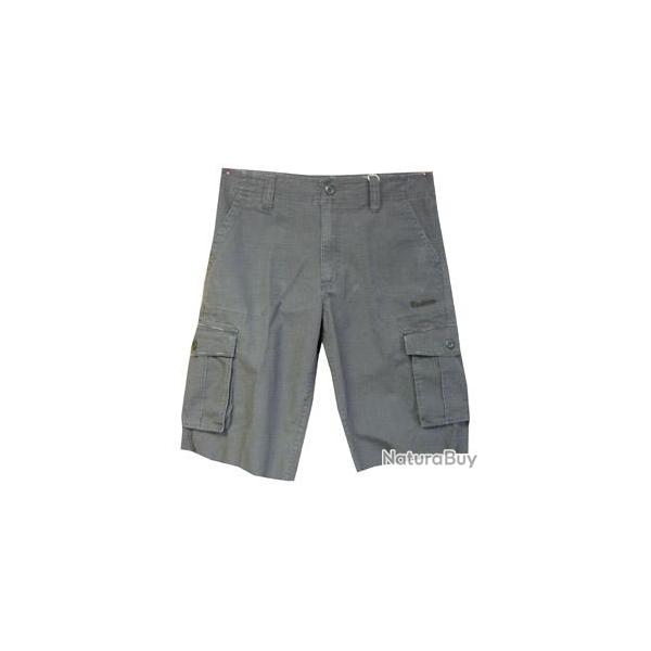 Bermuda Molleton Homme "Isak1" Noir XL