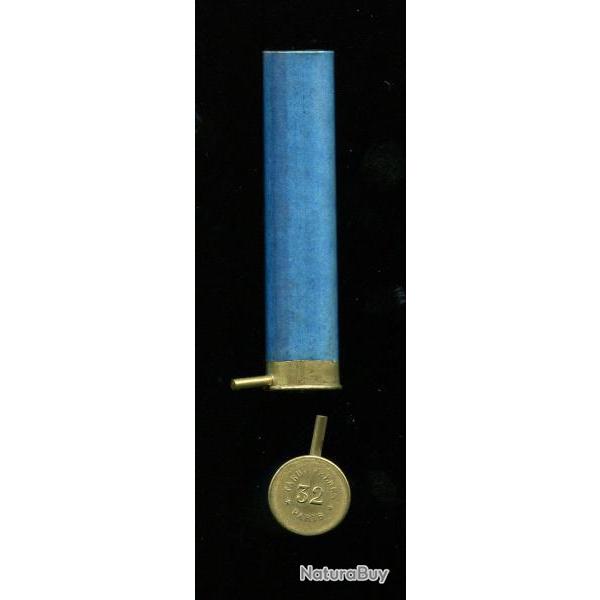 Cal. 32 � broche - TARDY FRERES - douille neuve jamais charg�e - pas d'amorce