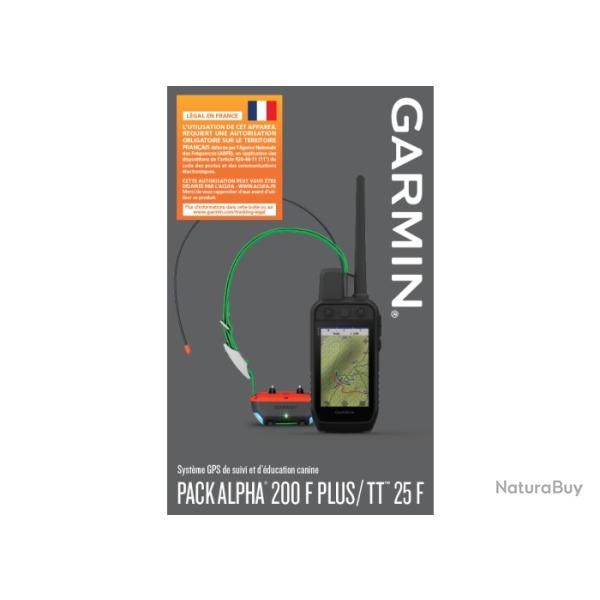 PACK GPS GARMIN ALPHA 200F PLUS TT25 VERSION F