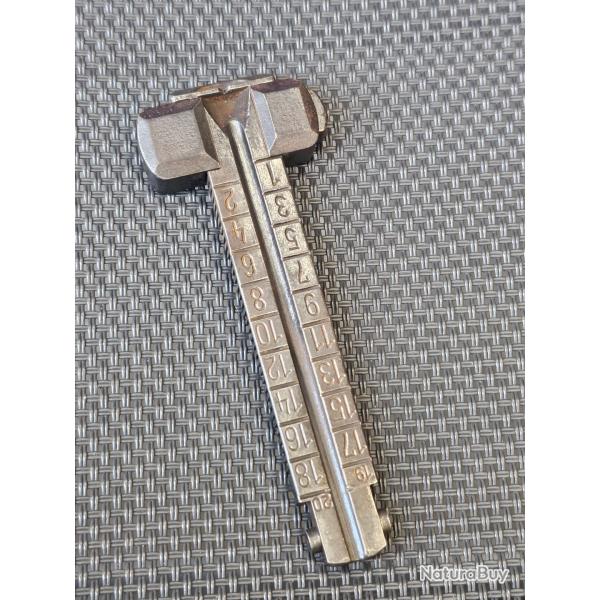 Planchette de hausse de Mauser 98k k98 ww2 avec son curseur