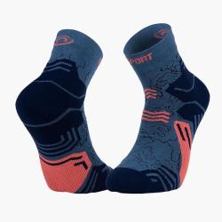 Chaussettes Randonn&eacute;e Mi-Hautes BV Sport Trek GR Mid Lyocell 39 - 41 Bleu