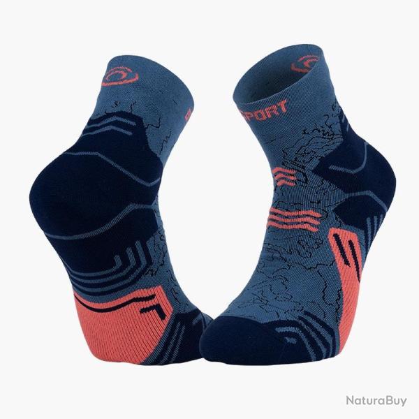 Chaussettes Randonn�e Mi-Hautes BV Sport Trek GR Mid Lyocell 39 - 41 Bleu