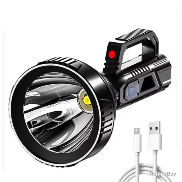 Lampe Torche LED Puissante et Rechargeable ENCHERE 1 EURO